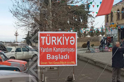 Türkiyəyə yardım yığan daha iki məntəqənin adı açıqlanıb