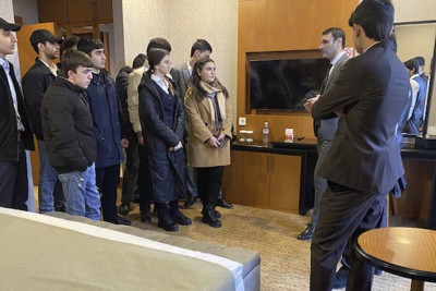 Tələbələrin “Premium” hotelinə ekskursiyası baş tutub