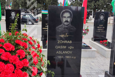 Şəhid Zöhrab Aslanovun mövlududur