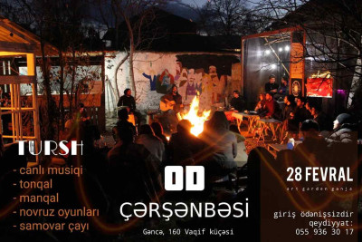 “Tursh” kafesində Od Çərşənbəsi qeyd ediləcək
