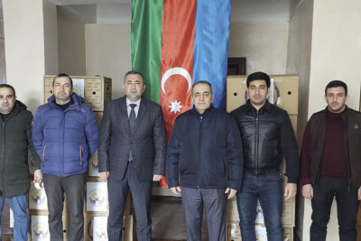 Nizami Bələdiyyəsi Türkiyə üçün yardım göndərib