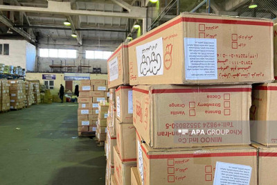 Daha 20 ton yardım paketi qardaş ölkəyə göndərilib
