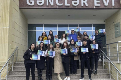Gənclərə “Təşəkkürnamə” təqdim olunub