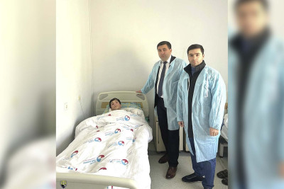“Kəpəz”in bıçaqlanan azarkeşi ziyarət olunub
