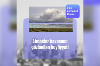 Havanın keyfiyyət göstəriciləri barədə məlumat paylaşılıb