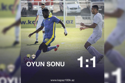 “Kəpəz” “Qarabağ”la heç-heçə edib