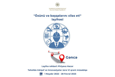 “Özünü və başqalarını xilas et” adlı layihə baş tutub