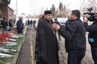 Rus Pravoslav kilsəsinin baş keşişi Baş konsulluğa başsağlığı verib