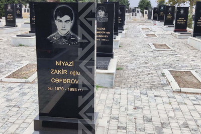 Şəhid Niyazi Cəfərovun mövlududur