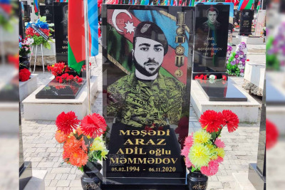 Şəhid Araz Məmmədovun mövlududur