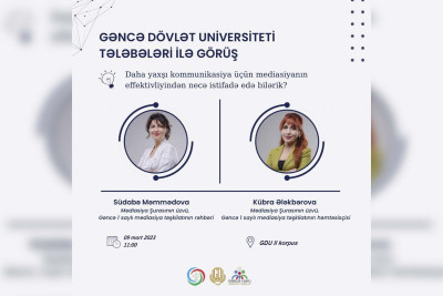 Mediasiya Təşkilatının təsisçiləri tələbələrlə görüşəcəklər