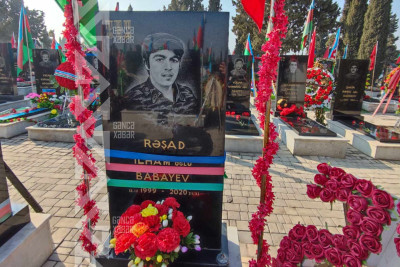 Şəhid Rəşad Babayevin mövlududur