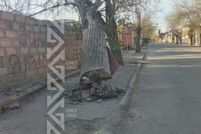 Güclü küləyin yaratdığı fəsadlar aradan qaldırılır