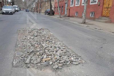 Borular yenilənəndən sonra yolun halı