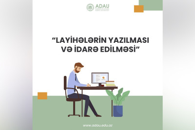 “Layihələrin yazılması və idarə edilməsi” mövzusunda təlimlər başlayır