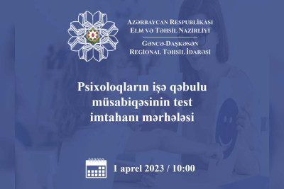 Psixoloqların işə qəbulu imtahanının tarixi açıqlanıb