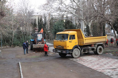 Bir neçə parkda təmizlik işləri görülüb