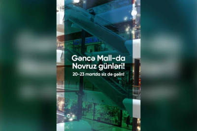 “Gəncə Mall” bayram günlərinə olan proqramını açıqlayıb