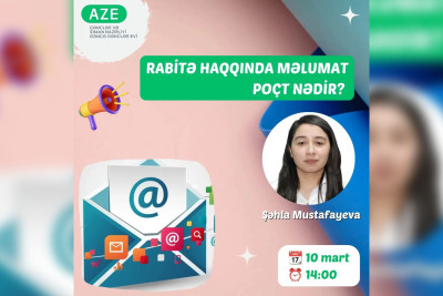 Gənclər üçün rabitə ilə bağlı təlim keçiriləcək