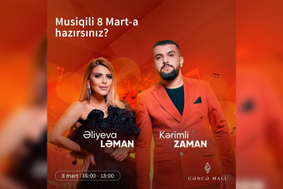 Bu gün “Gəncə Mall”da konsert keçiriləcək