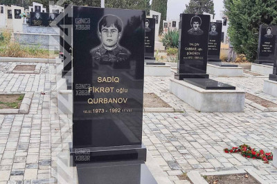 Şəhid Sadiq Qurbanovun mövlududur