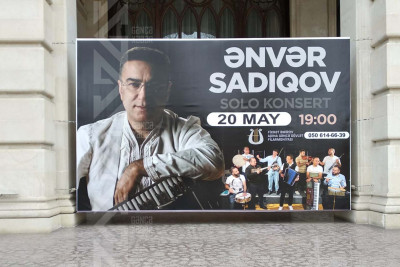 Ənvər Sadıqov şəhərimizdə növbəti konsert verəcək