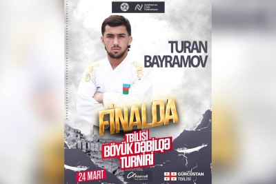 Turan Bayramov “Böyük Dəbilqə”nin finalına çıxıb