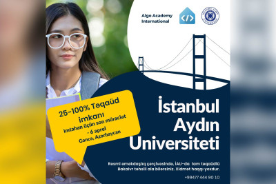 İstanbul Aydın Universitetində təqaüd qazanmaq imkanı