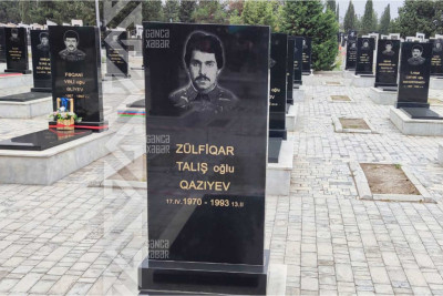 Şəhid Zülfiqar Qazıyevin mövlududur