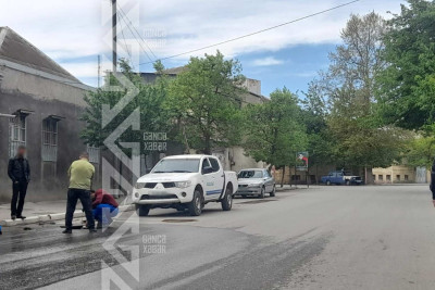 Təbriz küçəsində kommunal qəza baş verib