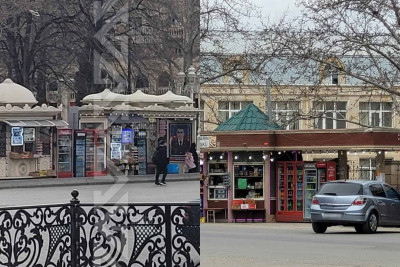 Bir sıra dayanacaqlarda köşk sahibləri soyuducular yerləşdiriblər
