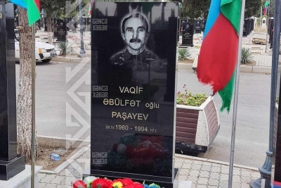 Şəhid Vaqif Paşayevin mövlududur