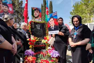 Şəhid Elvin Mustafayevin ildönümü qeyd olunub