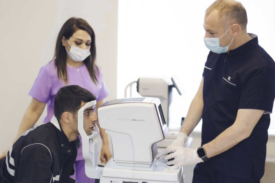 Sakinlər ödənişsiz müayinə və müalicə olunublar