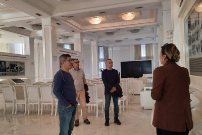 Ege Universitetinin müəllimləri Heydər Əliyev Mərkəzində olublar