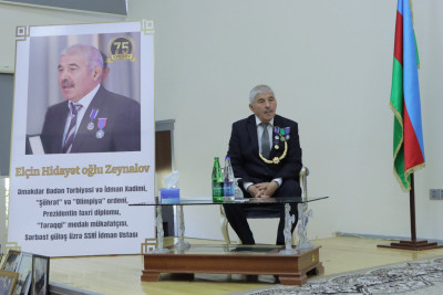 Elçin Zeynalovun 75 illik yubileyi qeyd olunub