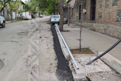 Bəzi küçələrin işıqlandırılması üzrə işlər gedir