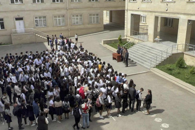 FHN məktəblərin birində mülki müdafiə tədbiri keçirib