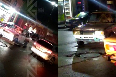 Bir maşın iki piyadanı vurub