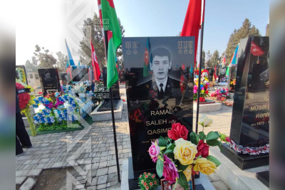 İki övladını vətənə əmanət edən şəhid Ramal Qasımovun doğum günüdür