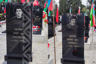 İki şəhidimizin mövlududur