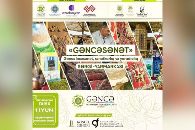 “Gəncəsənət” incəsənət, sənətkarlıq və yaradıcılıq yarmarkası keçiriləcək