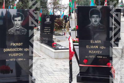 Şəhid Elmir Rzayev və Fikrət Yusifovun mövlududur