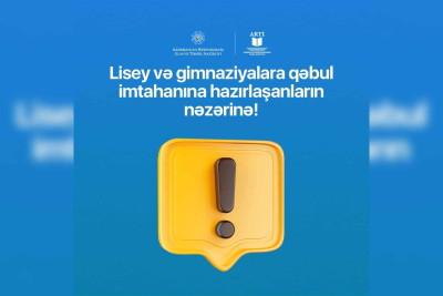 Bir sıra lisey və gimnaziyalara ərizə qəbulu start götürüb