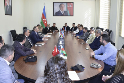 ADAU-da Ege Universitetinin müəllimləri ilə görüş baş tutub