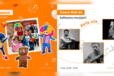 “Gəncə Mall” bu həftəsonu olacaq tədbirləri açıqlayıb