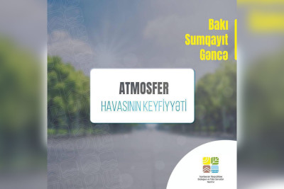 Gəncədə atmosfer havasının keyfiyyəti ölçülüb