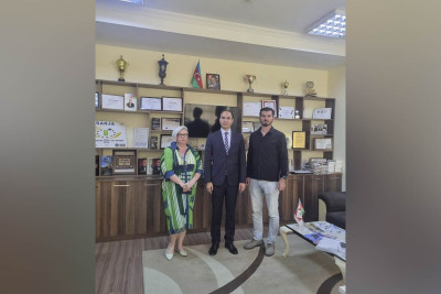 Həmid Nəsirov Velosiped Federasiyasının nümayəndələri ilə görüşüb