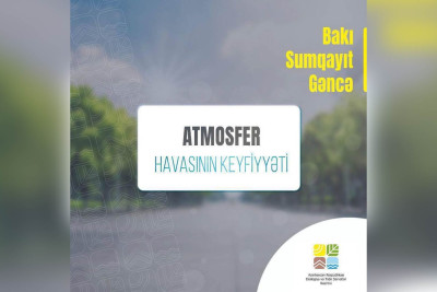 Havada azot-4 oksidin miqdarı müəyyən edilib