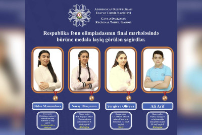 Gəncəli məktəblilər valideyn və müəllimlərini sevindiriblər
